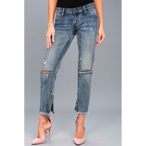 Oneteaspoon Freebirds Light Distressed Skinny Jean